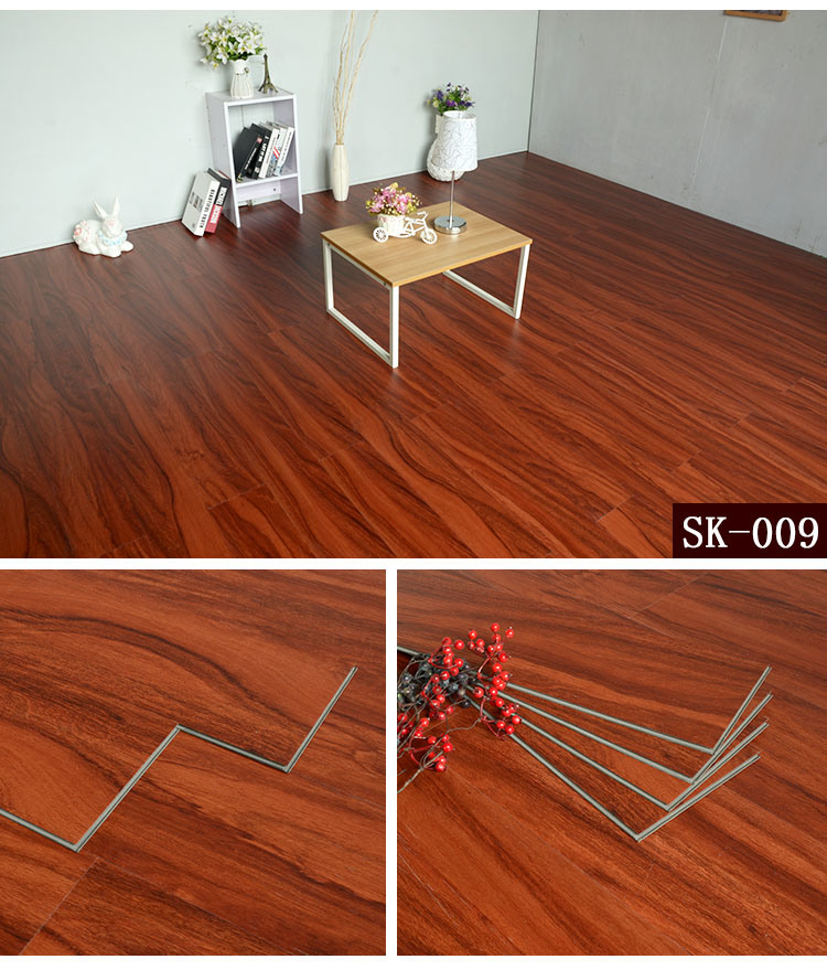 Laminate/Laminated Flooring Flexible Indoor Covering Click Vinyl Floor Tiles/Vinyl Flooring Tiles