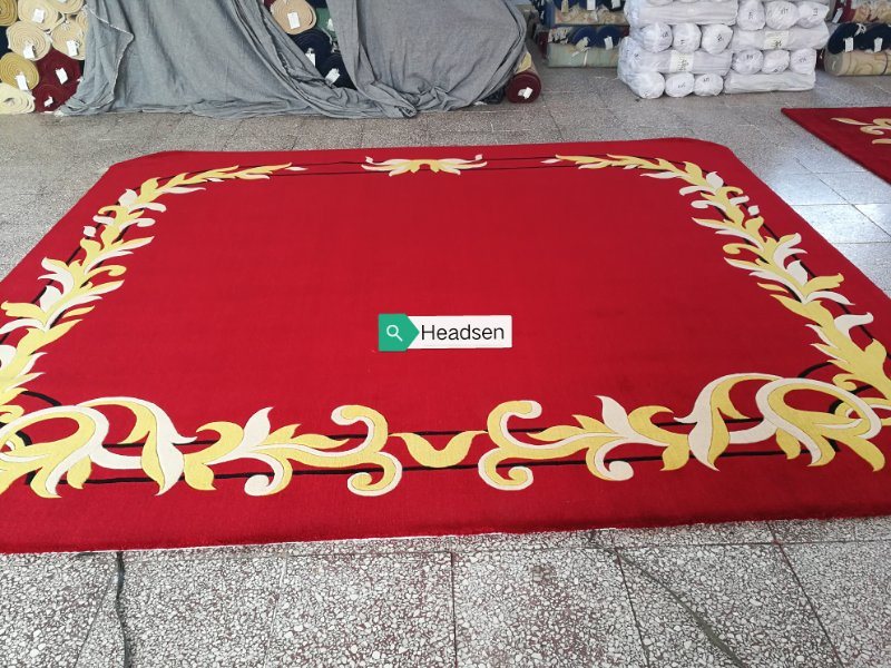 Hot Sell 100% Wool Hand Made Carpet Tile