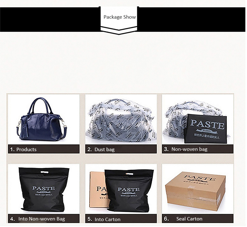 New Fashion Versatile Top Layer Cowhide Princess Diana Tote Bag