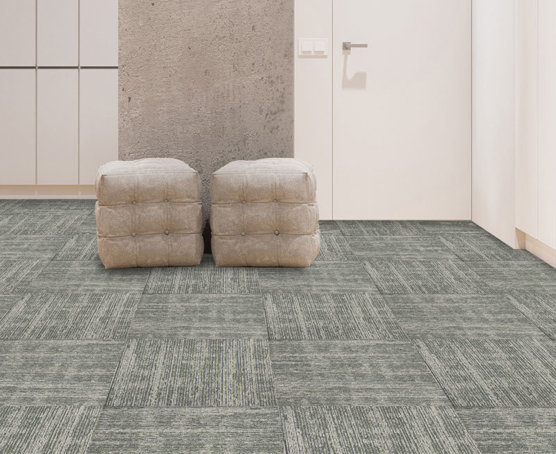 China Popular Office Carpet Tiles 50X50cm Modular Carpet Moden Jacquard Floor Carpet Tiles Commercial Carpet