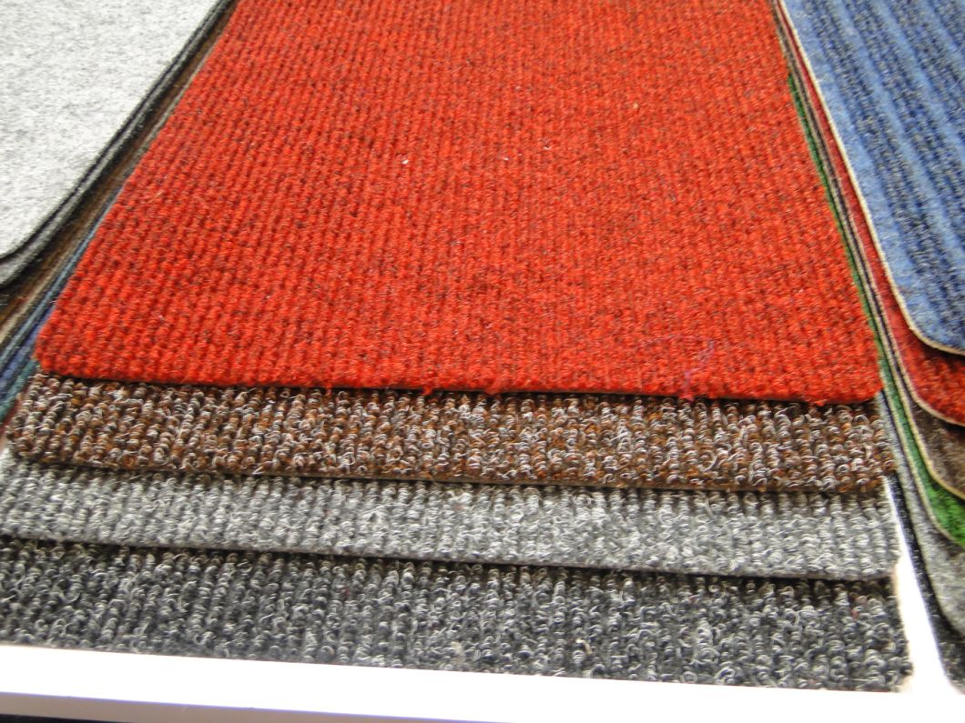 Nonwoven Needle Punched Polyeaster Fiber Single-Rib Customized Flooring Carpet for Using Home, Exhibition Fair