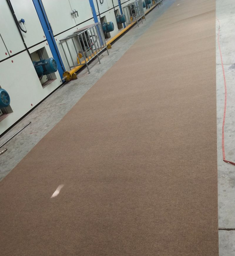 Nonwoven Ribbed Carpet of Polyester for Exhibition Carpet, Wedding Carpet