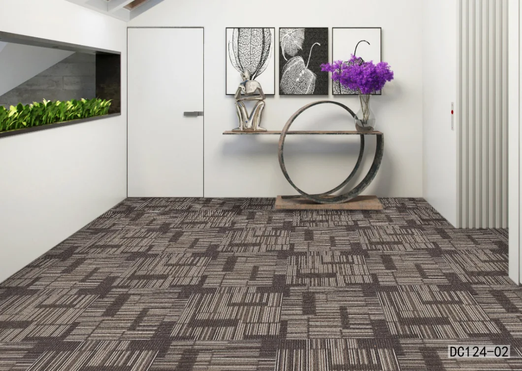DC125 Nylon Commercial Hotel Home Office Carpet Tiles Nylon Pet PP Modern Carpet Hospital Carpet Stairway Carpet Rugs