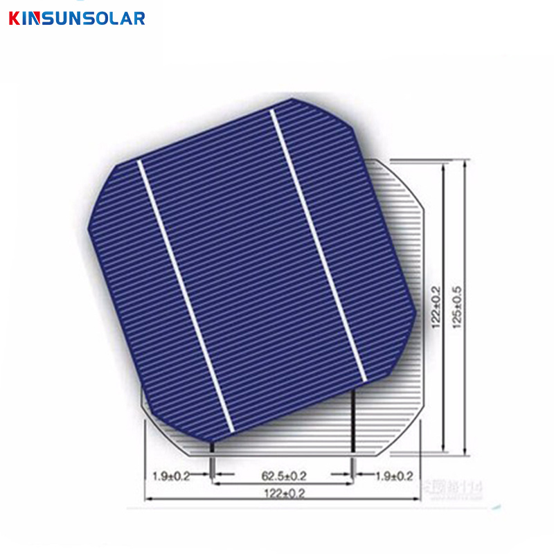 125*125mm Blue and Blue Color 4W-5W Mono Solar Cell