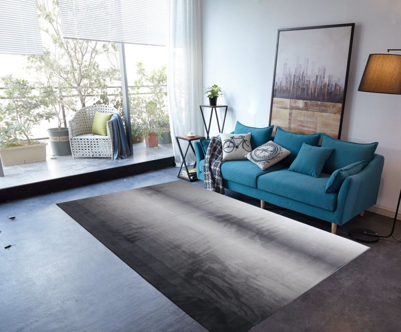 Modern Dark Grey Carpets Livining Room Rugs Carpet and Rug
