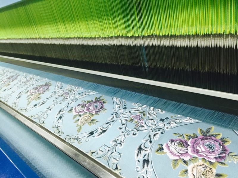 Jacquard Sadu Carpet Fabric (fth31820)