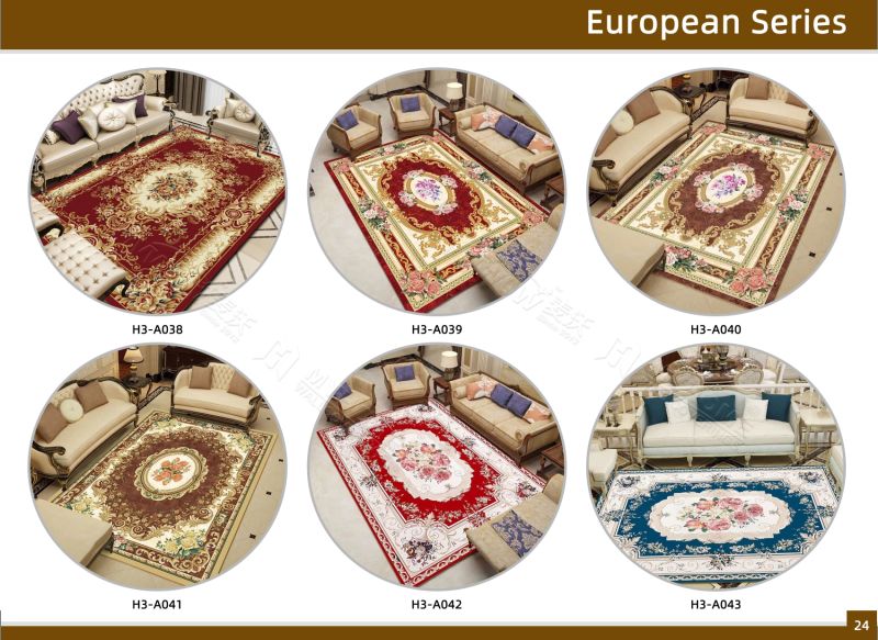 Anti Slip Rectangle Floor Carpets for Home