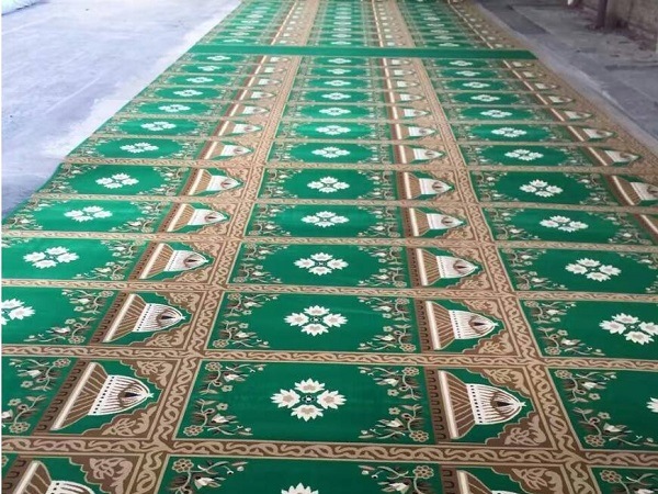 Prayer Kneeling Mat Mosque Multi-Person Prayer Mat PVC Prayer Mat Customized Design