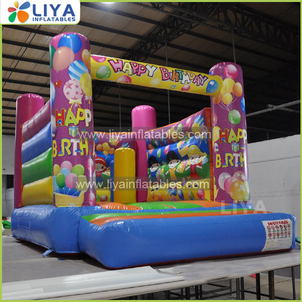 Inflatable Birthday Jumping Castle Bouncer for Children's Bouncy House Party