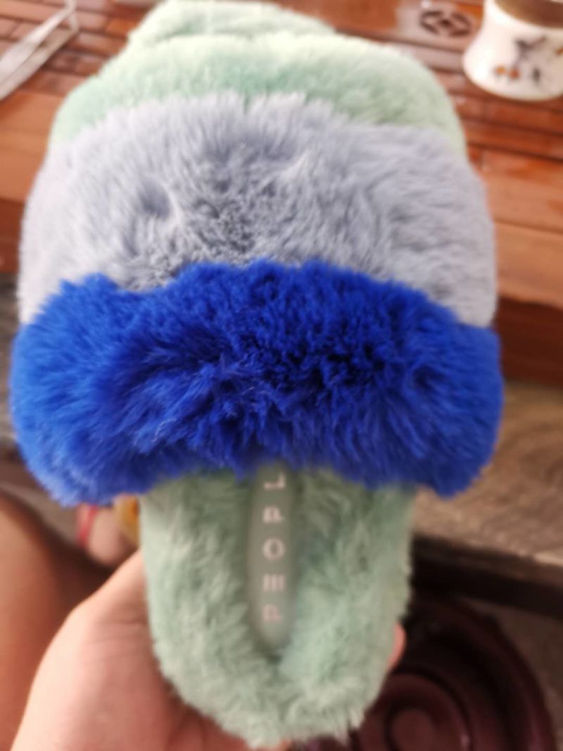 Ladies Winter Sheep Fur Slippers