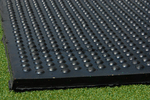 Grooved Little DOT Pattern Cow Stable Rubber Mat