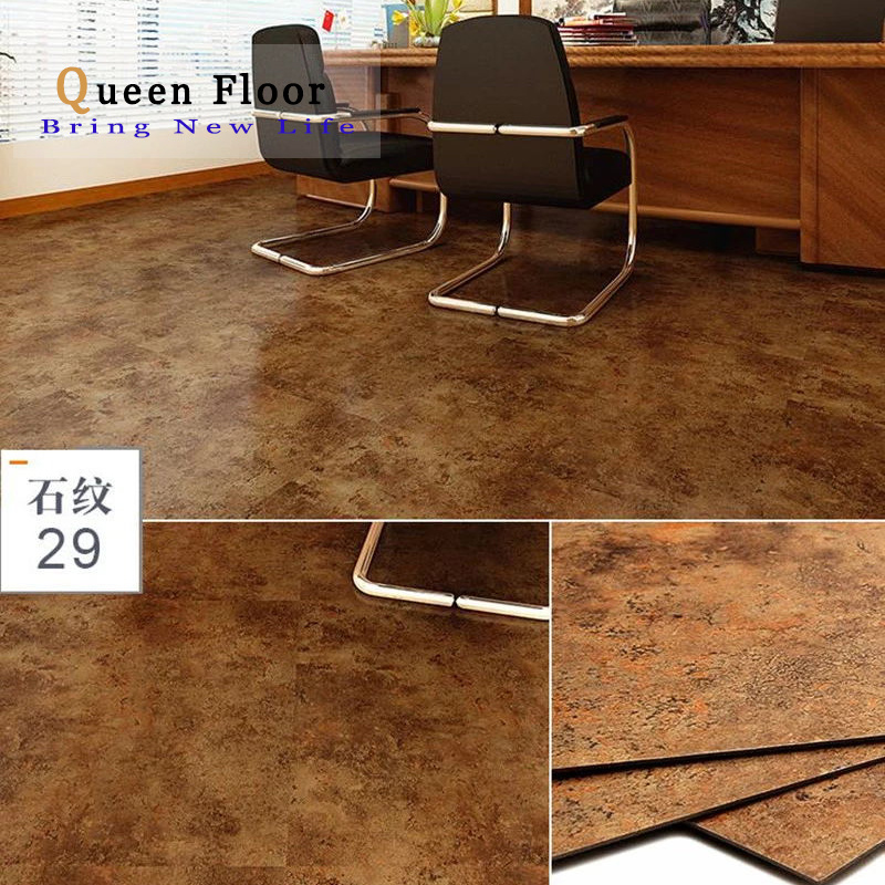 Whole Sale Customized Wood/Stone/Carpet Lvt PVC Vinyl Floor/Dry Back, Click, Available