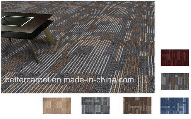 Stock Cut Pile and Loop Pile Carpet Tile New Design for Living Room or Bedroom China Supplier