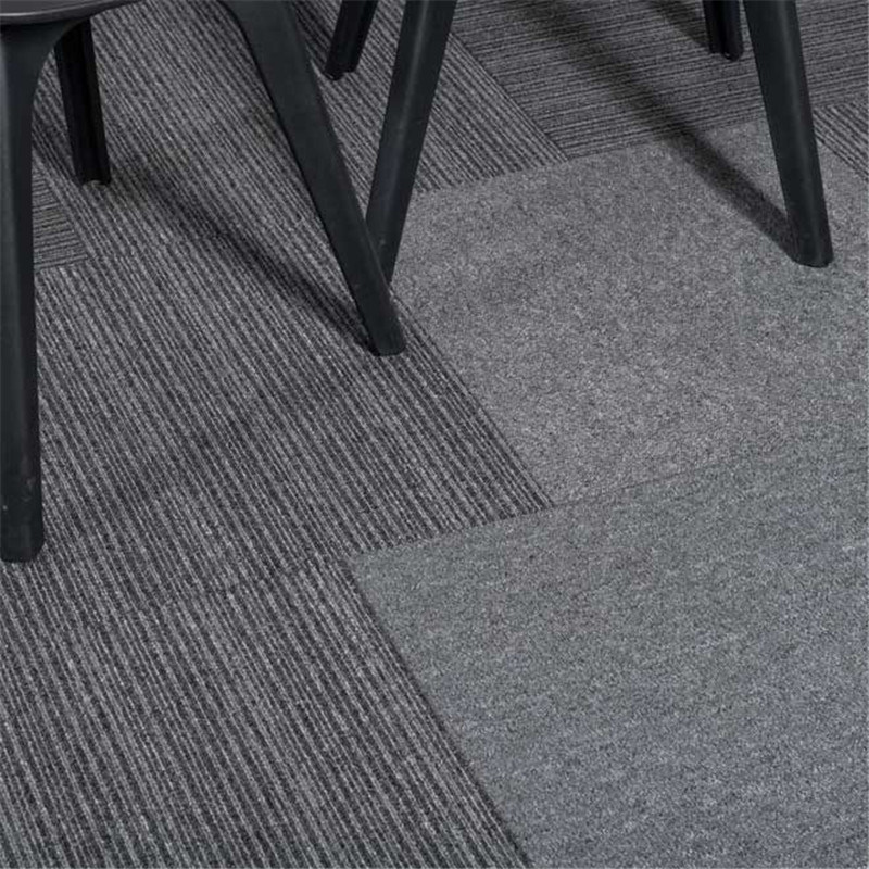 Modern Design 50X50cm Fireproof Commercial Nylon Carpet Tile