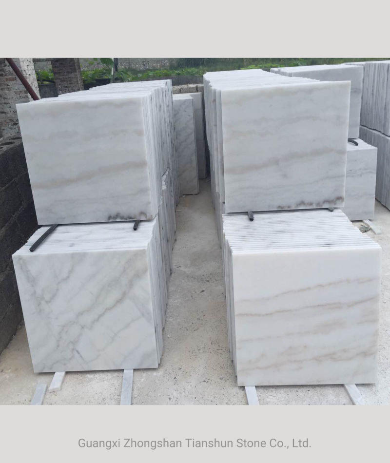 High Quality Thin Marble Stone Floor Tile Grey 50X50