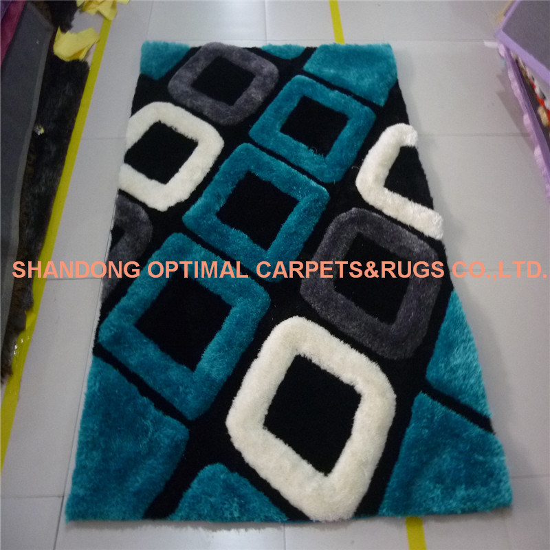 Bedroom/Sitting Room New Design 3D Floor Shaggy Carpet