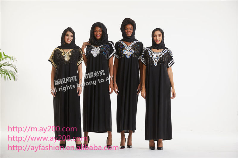 Top Selling Summer Muslims Ladies Evening Dress African