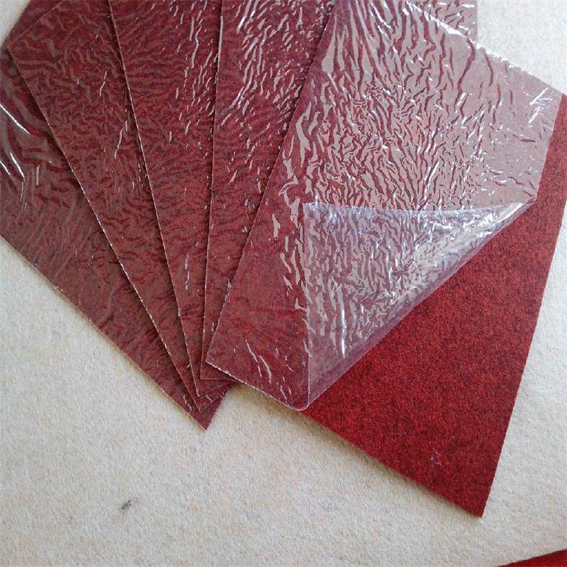 Film-Coated Needle Punched Plain-Surface Red Carpet for Wedding