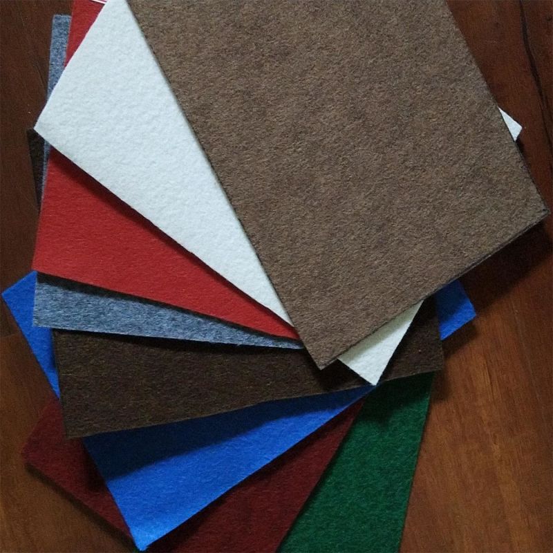 Polyester Material Glue Backing Wedding Plain Exhibition Carpet