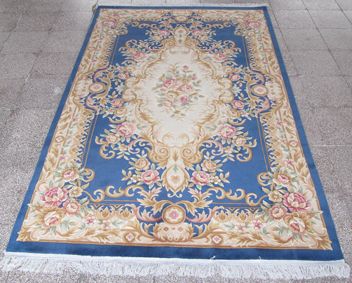 Hot Sell 100% Wool Hand Made Carpet Tile
