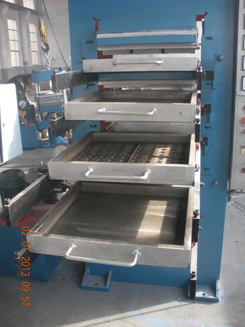 Rubber Tile Machine, Rubber Floor Tile Vulcanizer Press Machine