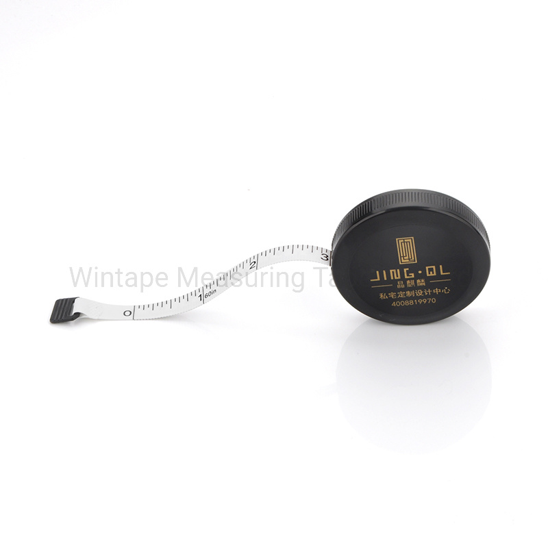 Wintape Black Sewing Retractable Fiberglass Tape Measure