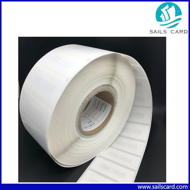 Roll UHF Paper Stickers 860-960MHz RFID Tag for Inventory
