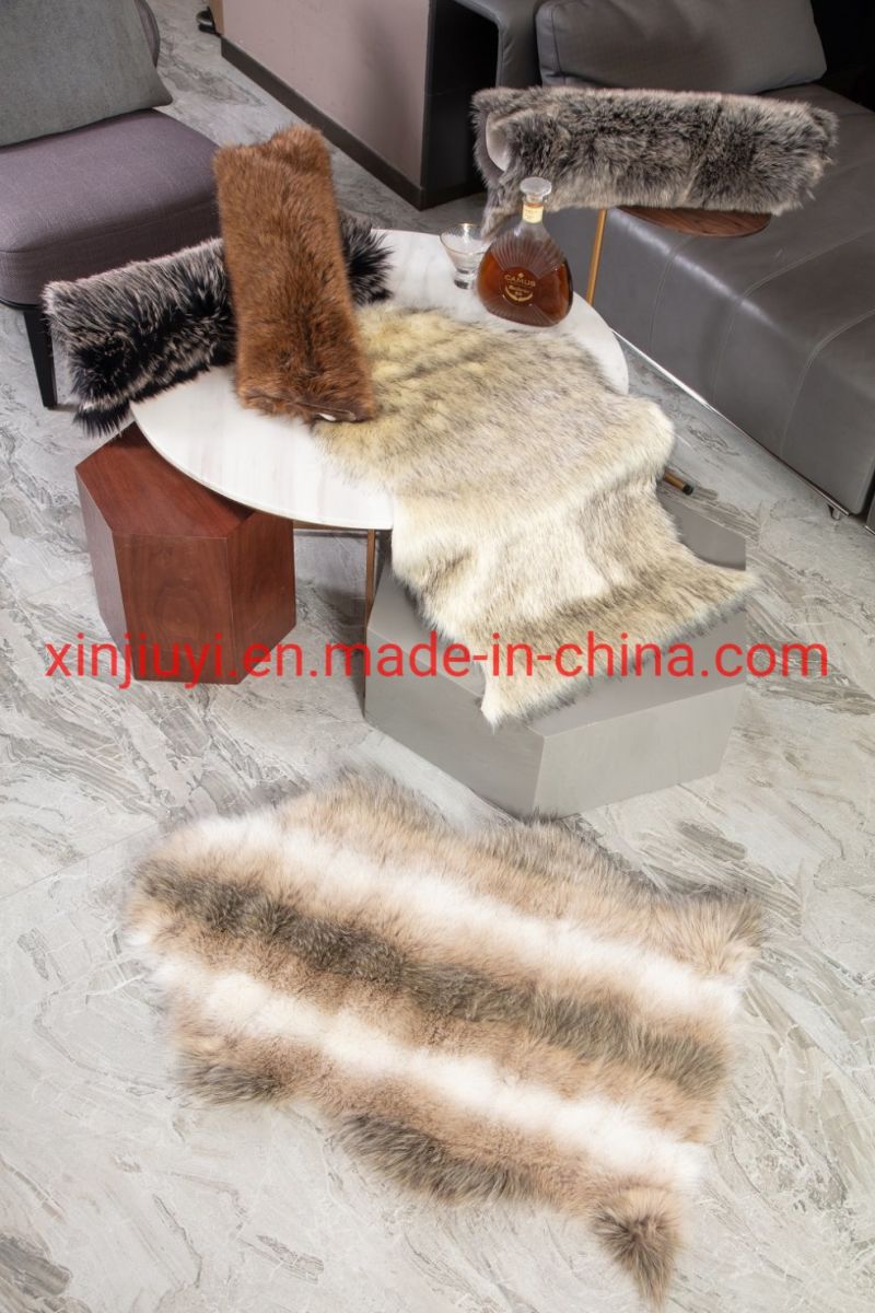 Wolf Wool Design Fake Fur Rugs/Carpets/Mats