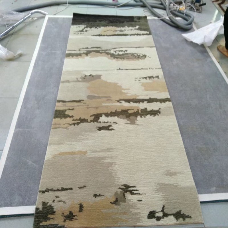 Nz Wool and Silk Carpet Handtufted Carpet
