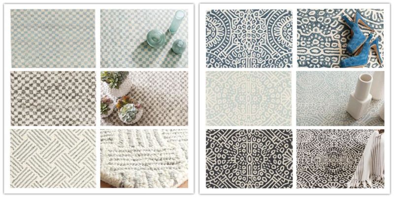 High Quality Carpet Tile Handmade in China Wool Floor Carpet