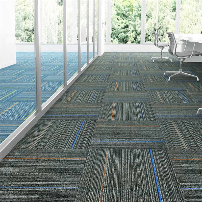 Hotel Polypropylene Office Home Living Room Custom Carpet Tiles Rug