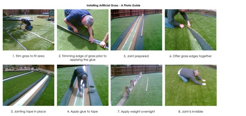 20mm Soccerball Squares Carpet Soccer Artificial Grass