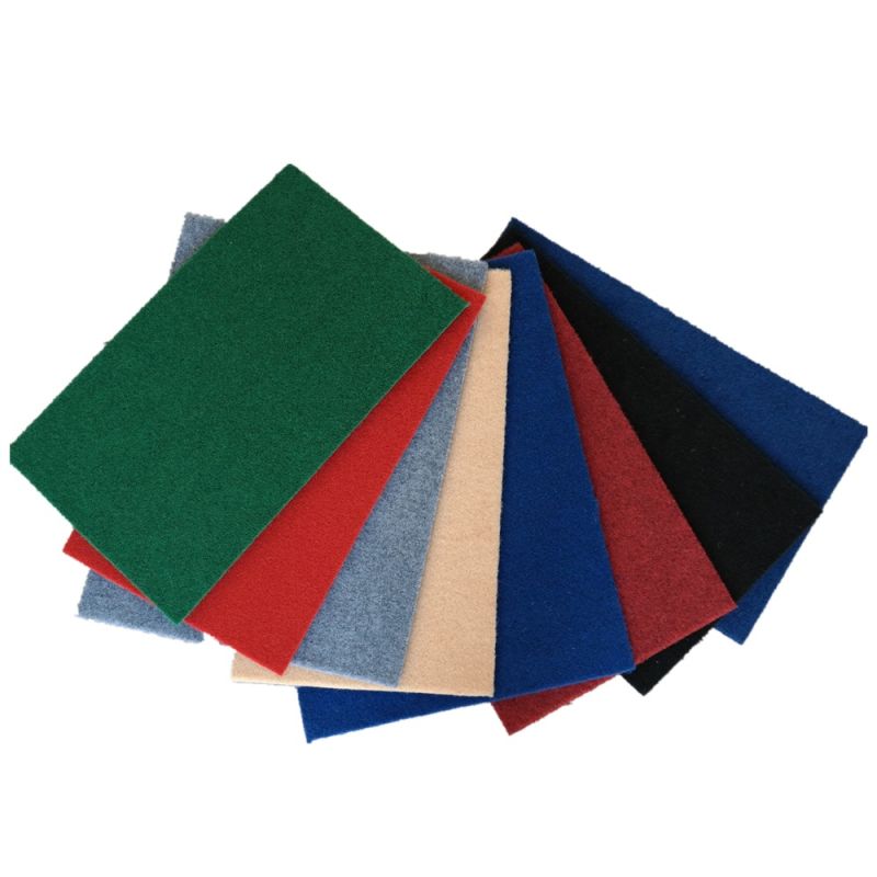 Rich Colors Polyester Needle Punched Plain Exhibition Carpet