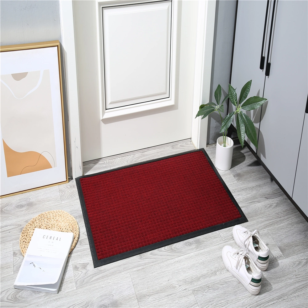 Indoor and Outdoor Door Mats with Large Household Nylon Carpet and Rubber Bottom