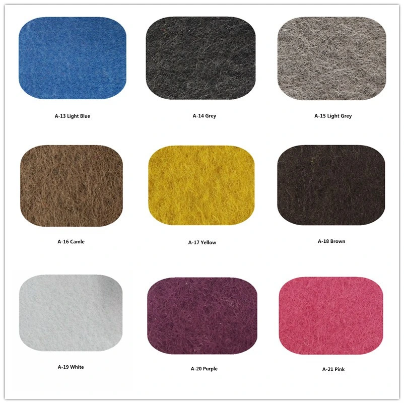 100%Polyester Plain Carpet with Latex Backing