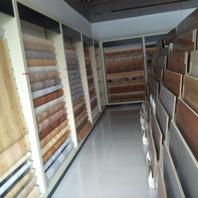 Walnut Color Wood Grain Surface Floor Tile Building Material Furniture HDF Laminated/Laminate Flooring Vinyl Floor