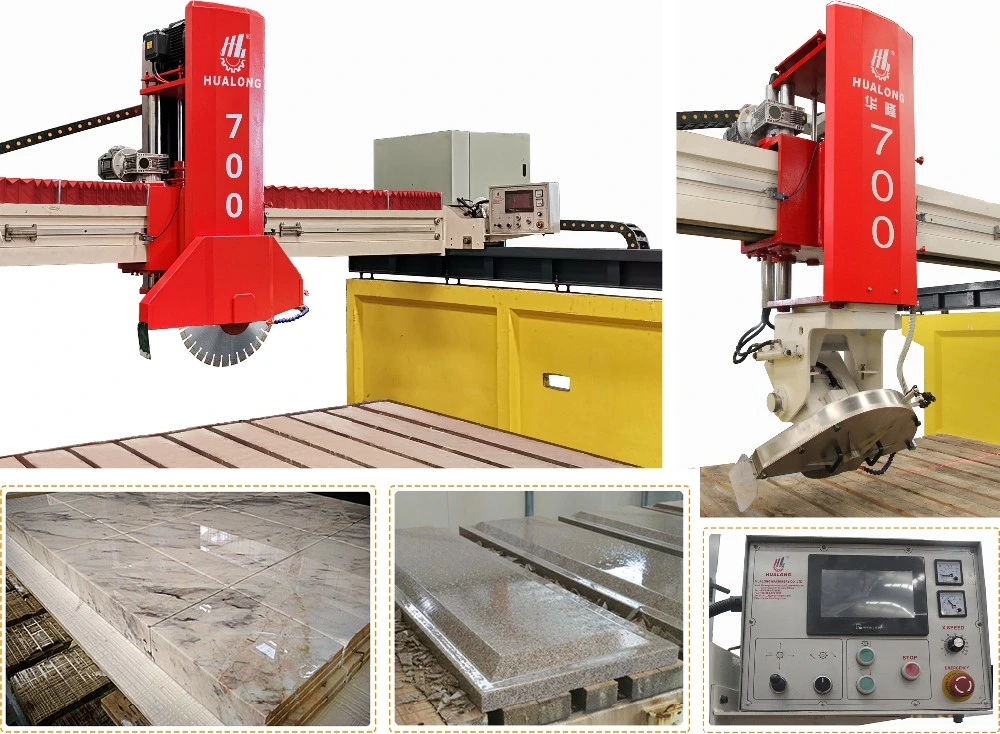 Hualong Manufacturer Stone Ceramic Tile Marble Cutting Machine Stone Bridge Cutting Machine