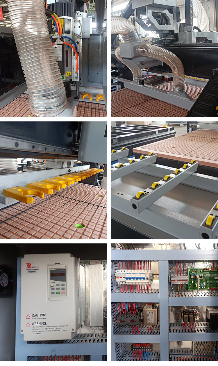 Auto Tool Change CNC Router Machine Wood Carved Cabinet Door 3D Designs Wood Working Machinery for Furniture