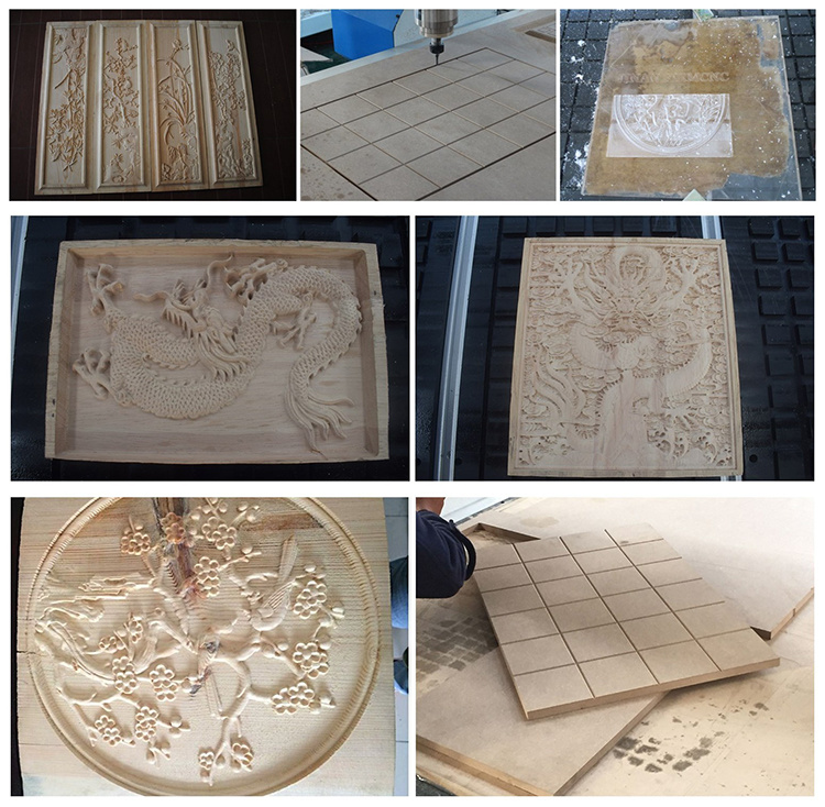 Jinan 4*8 FT Furniture Wood Door Engraving Carving CNC Router