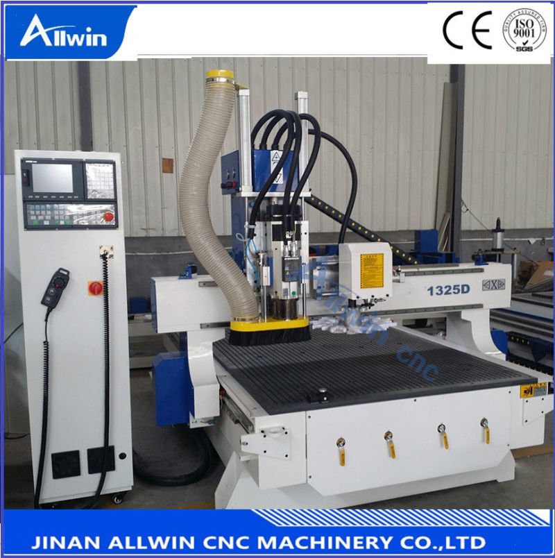CNC Router Woodworking Machinery 1325 with Multi 3 Spindles
