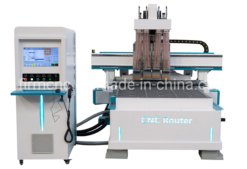 New Design Automatic Tool Changer 3D Wood Carving CNC Router Machine for Furniture