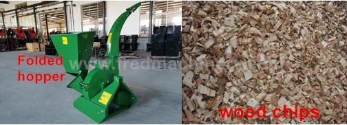 Red Bx42s Wood Chopper with Self-Feeding System Residential Wood Machine