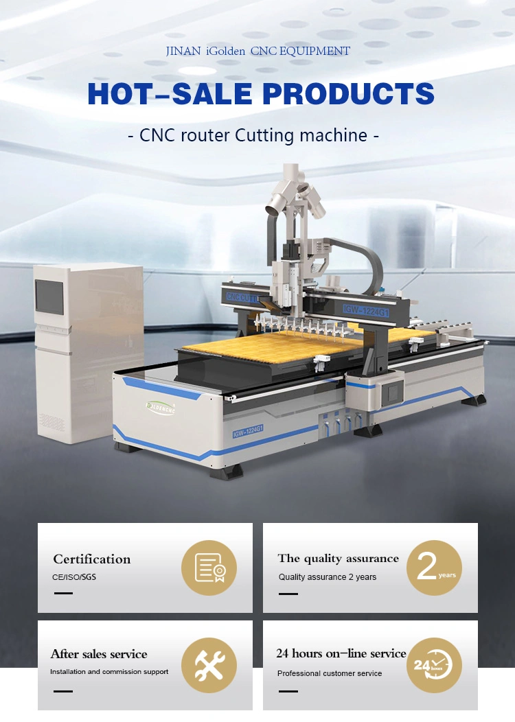 Panel Furniture CNC Nesting Machine Woodworking Atc CNC Router