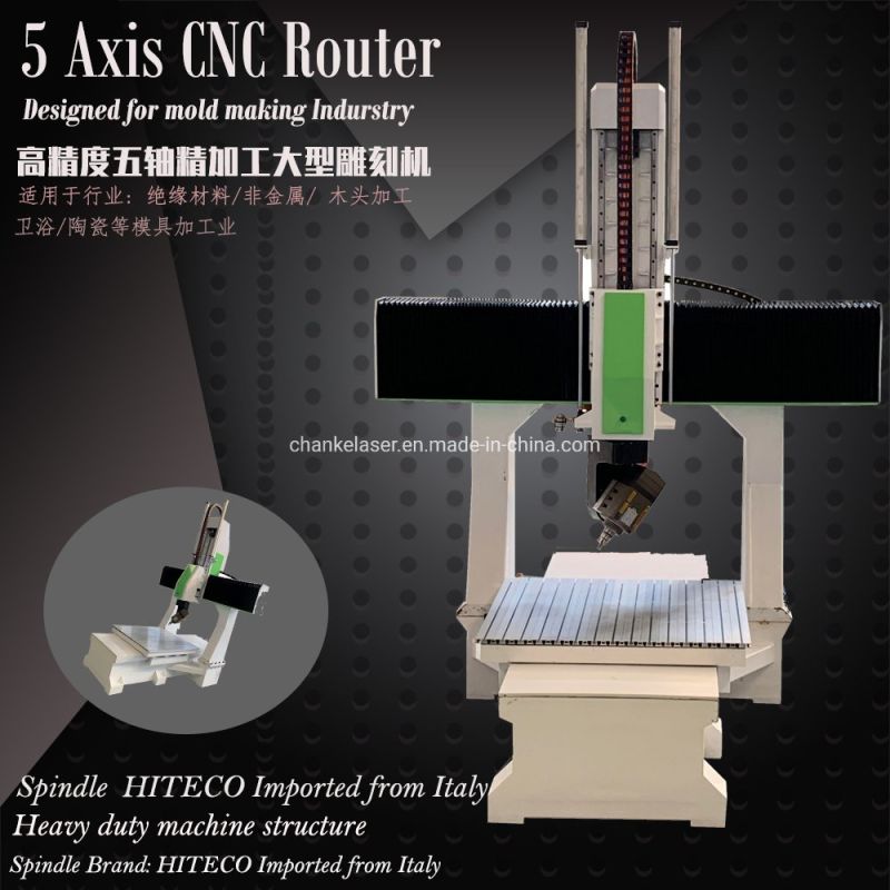 CNC Milling 5 Axis 1218 Wood Alumnium Engraving Cutting Machine CNC Router