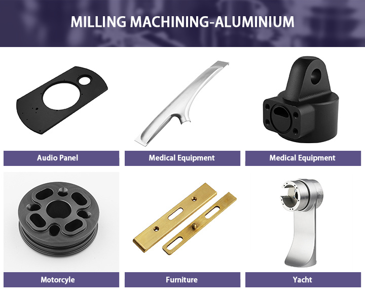 High Precision Milling Aluminium Machining CNC Parts