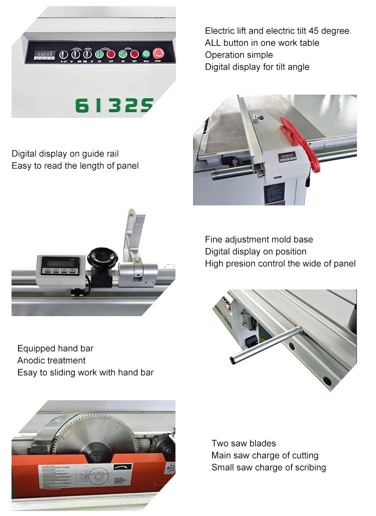Stable Altendorf Structure Wood Cutting Sliding Table Panel Saw