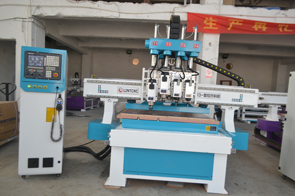 Woodworking Machine 1325 CNC Router Engraving Machine with 4axis Rotary Axis