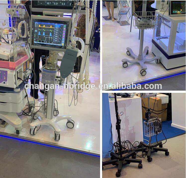 Hospital Nursing Patient Monitor Trolley & Aluminum Hospital Trolly