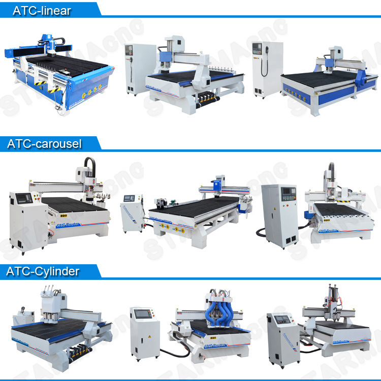 Jinan Top Quality Linear Atc CNC Router, CNC Machine for Woodworking