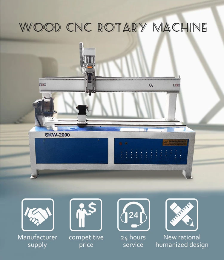 Hobby Furniture Machinery Wood Router 3D CNC Machine Wood Rotary CNC Router